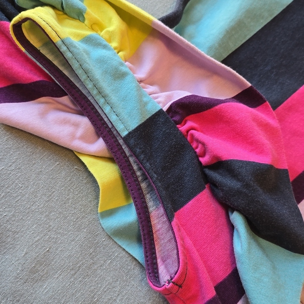 Tea Collection Colorful Striped Girls Dress - Picture 9 of 11